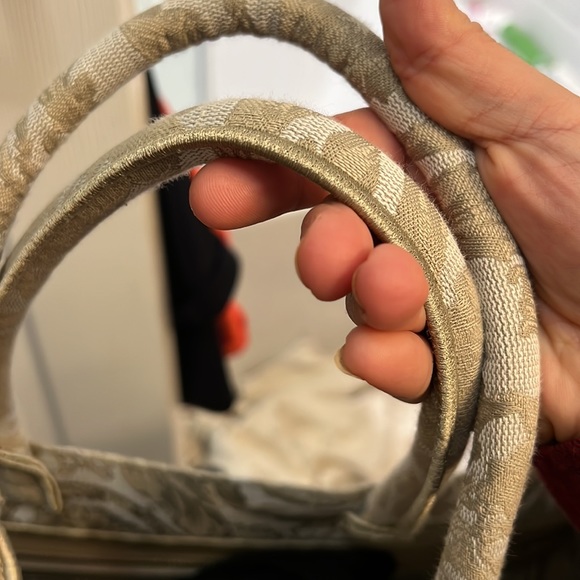 Versace XL Jacquard Embroidered Canvas Tote Bag - Picture 5 of 13